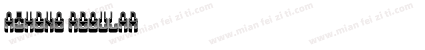 Athens Regular字体转换